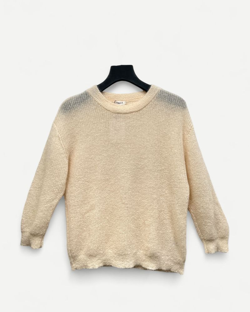 Cream Mohair Knitwear