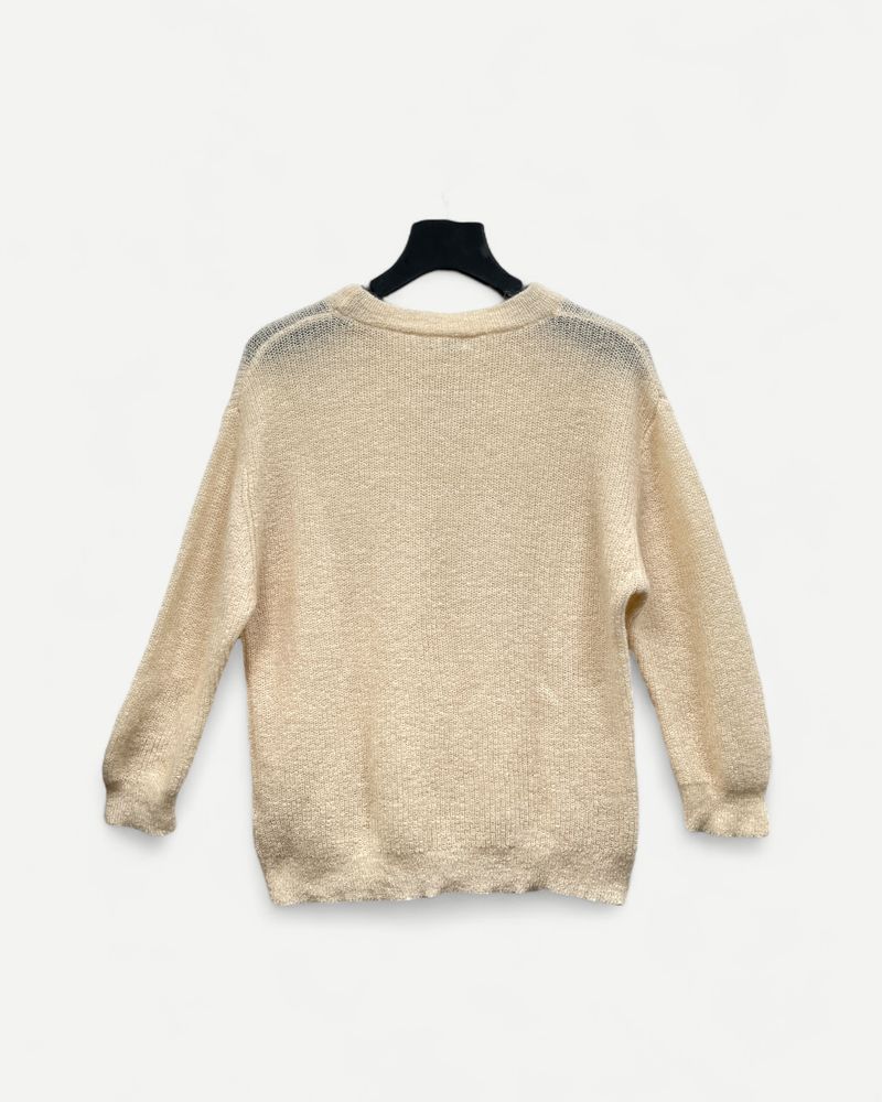 Cream Mohair Knitwear