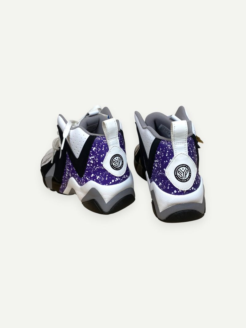 White & Black High Top Sneaker