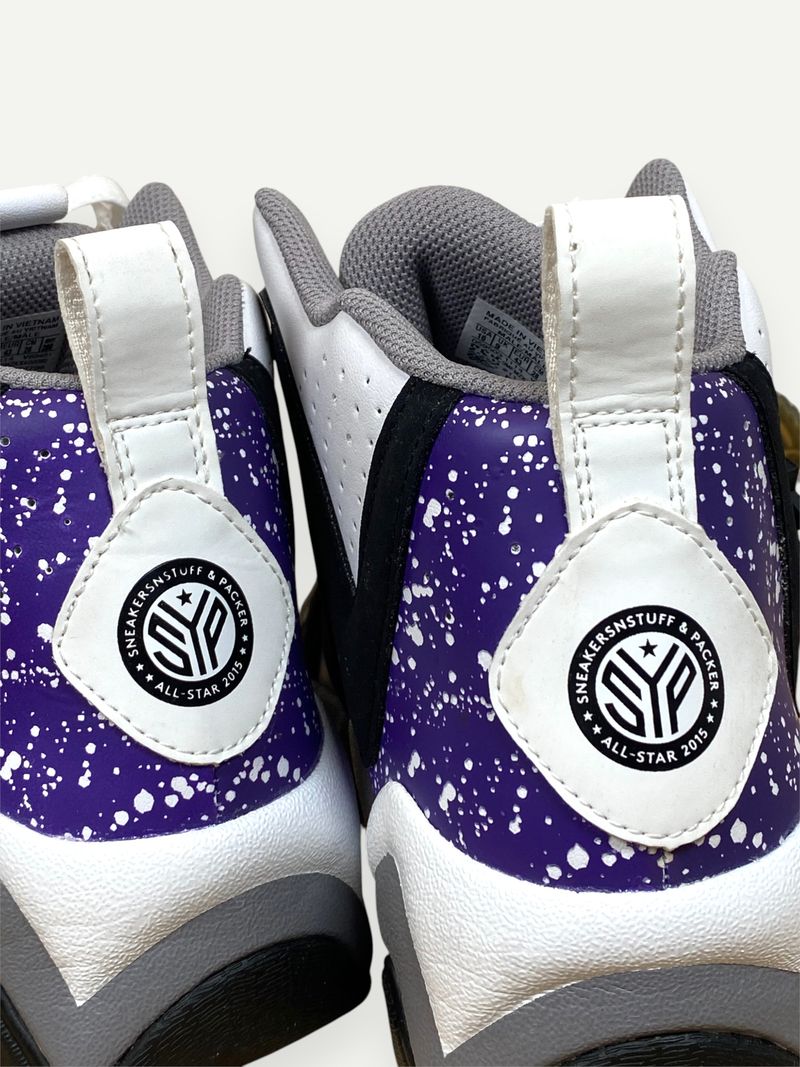 White & Black High Top Sneaker