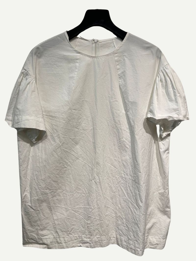 White Short Sleeve Top