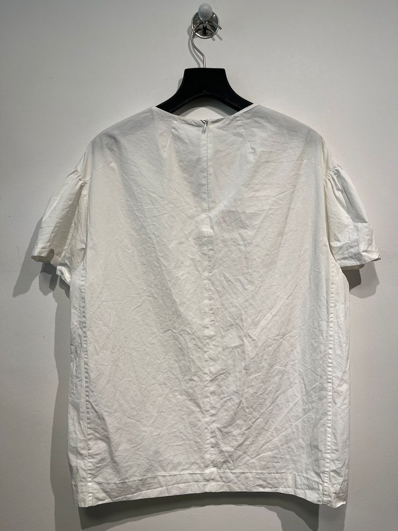 White Short Sleeve Top