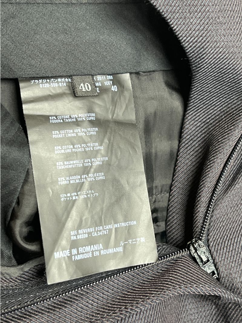 Dark Blue Suit Pants