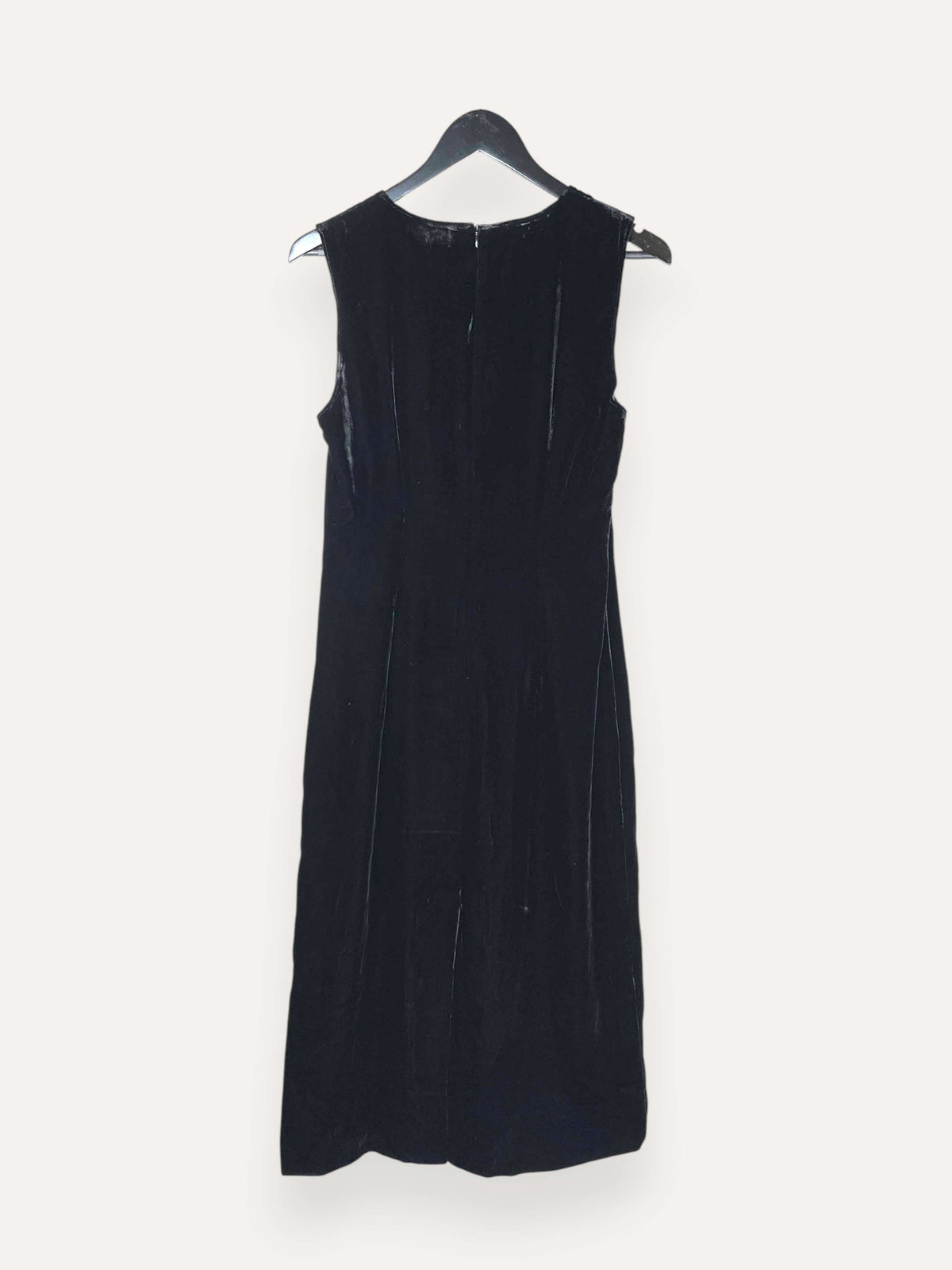 Ajka Cut Out Black Midi Dress