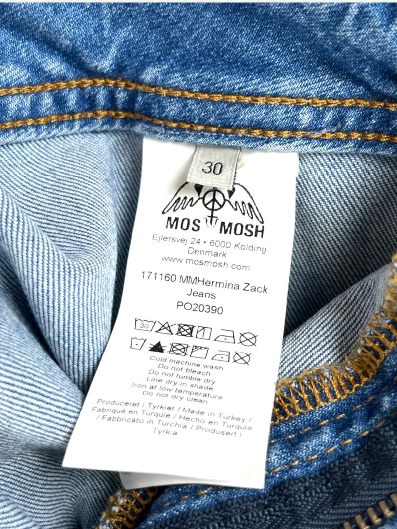 MMHermina Zack Blue Wide Leg Jeans