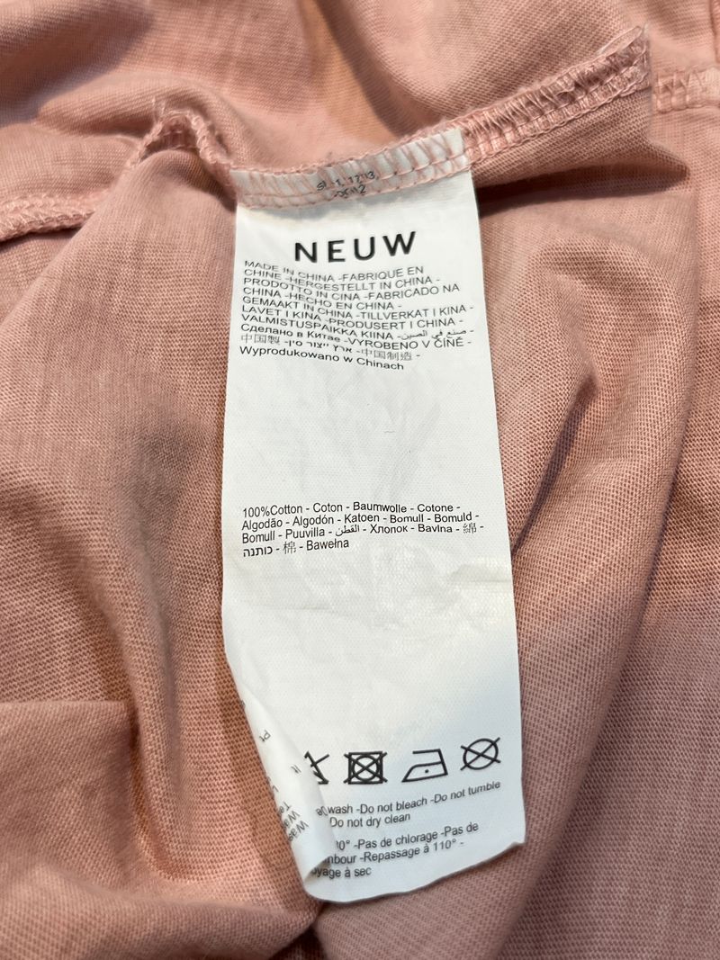 Dusty Pink Cotton T-Shirt