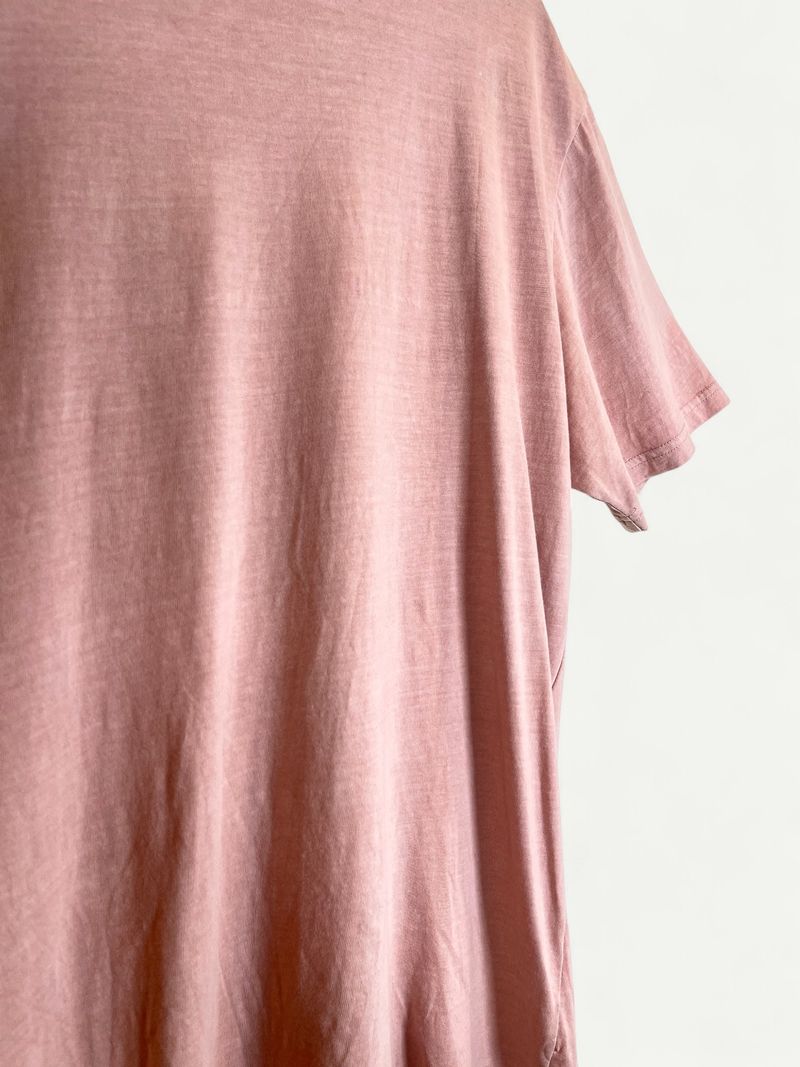 Dusty Pink Cotton T-Shirt