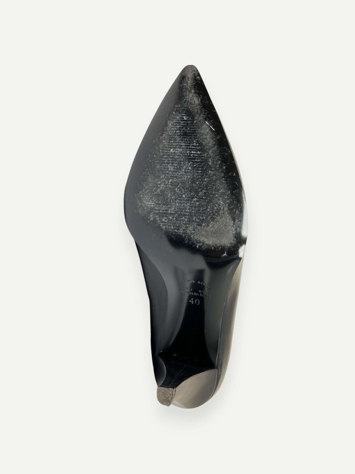 Black Zip Detail High Heel Boot