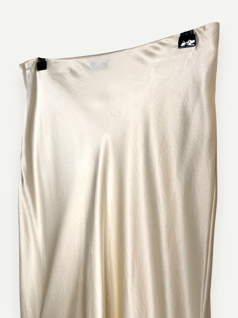 Cream Midi Skirt
