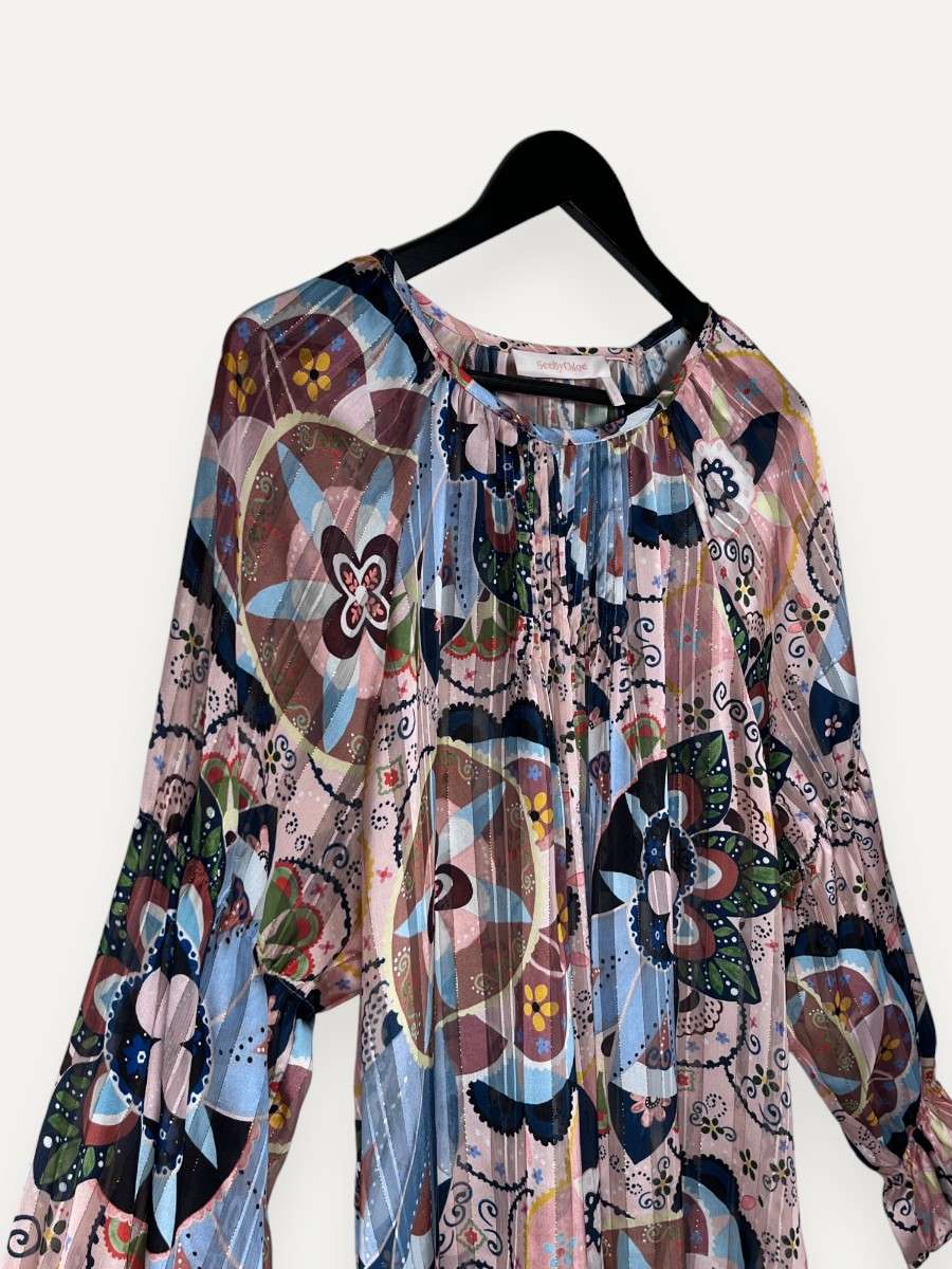 Multi-colored Long Sleeve Top