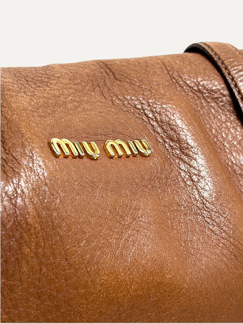 Brown Tote Shoulder Bag With Flap