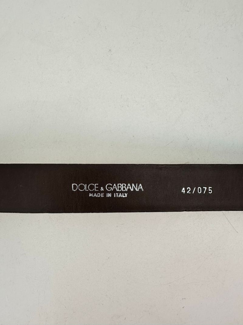Beige Leather Belt