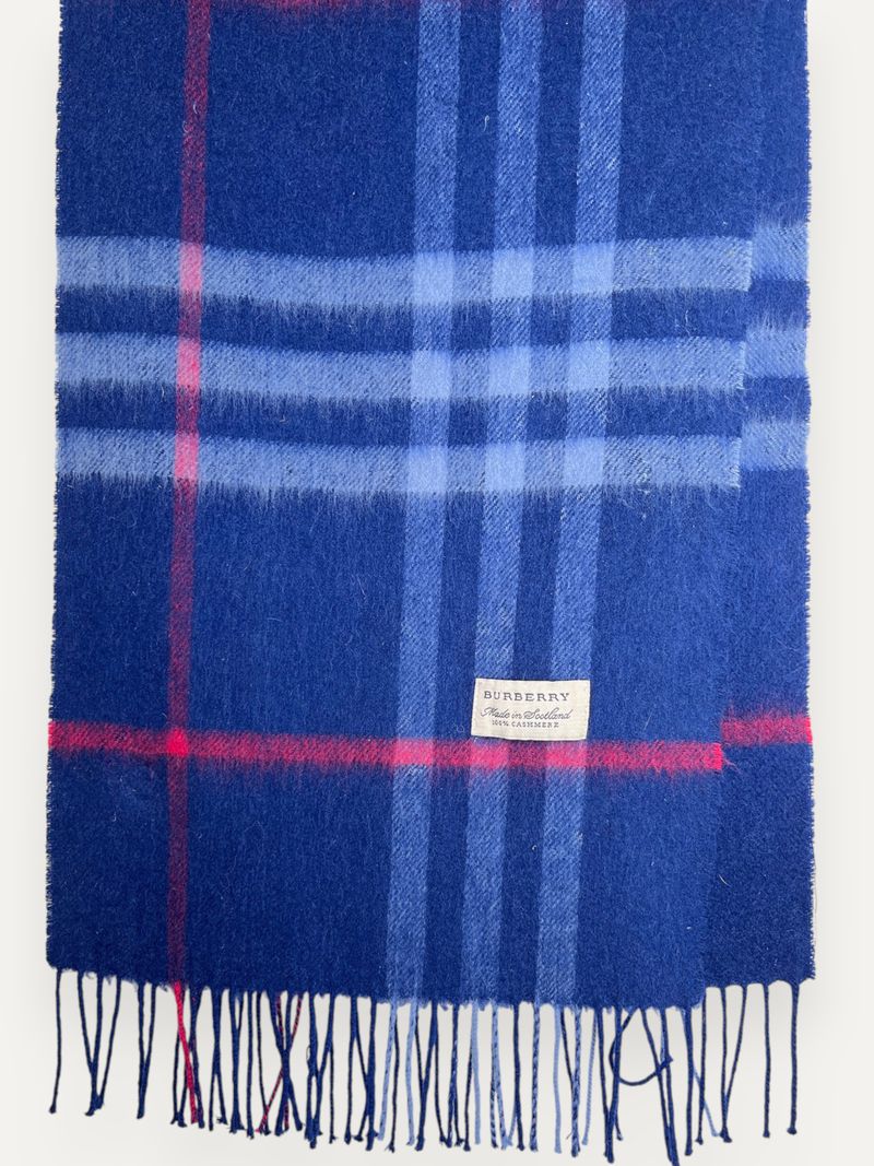 Navy Cashmere Scarf