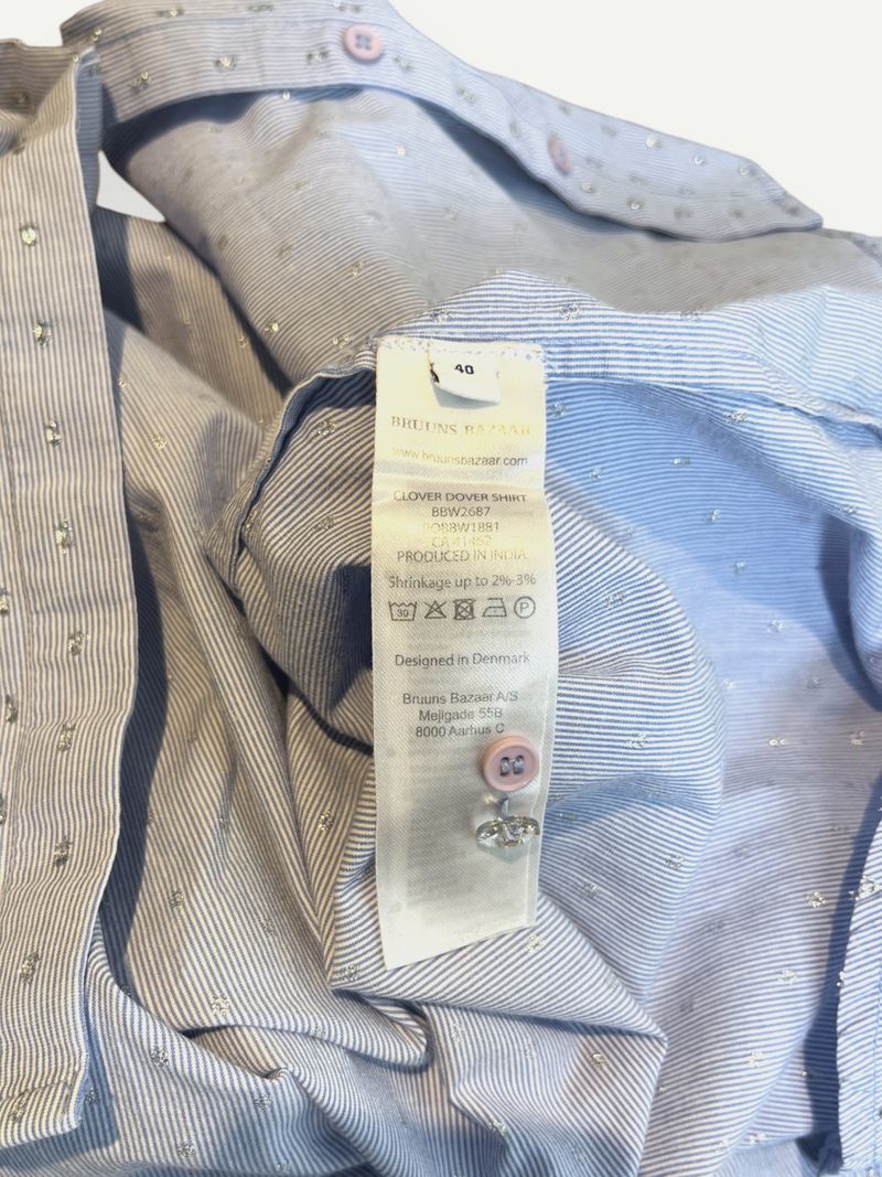 Light Blue Long Sleeve With Glitter