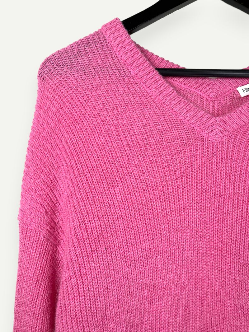 Pink Alpaca Knit