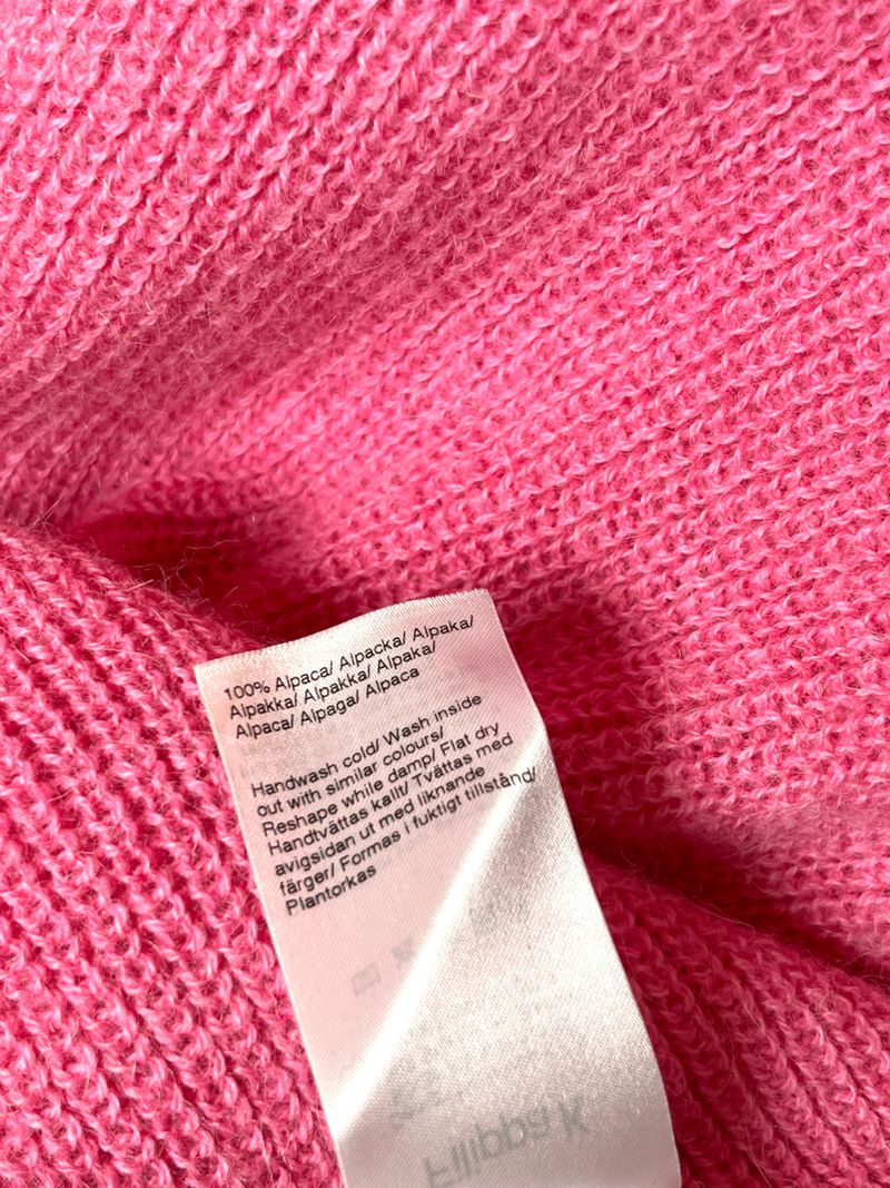 Pink Alpaca Knit