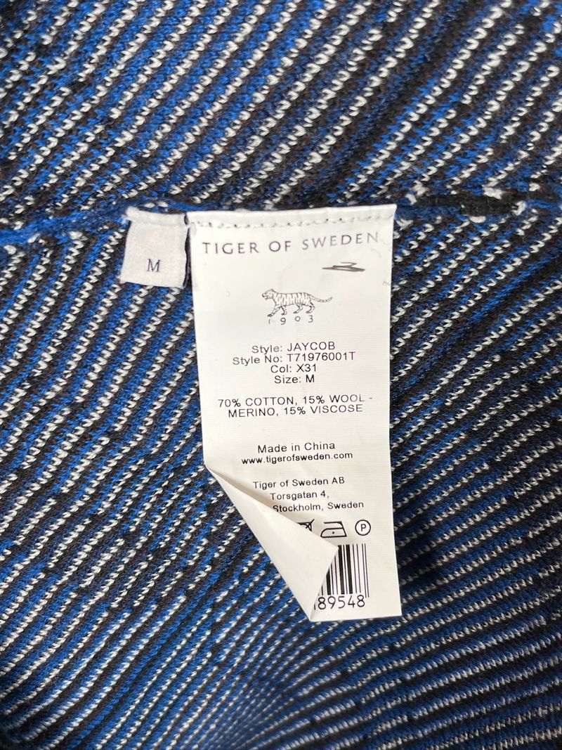 Jaycob Blue & Black Pattern Knit