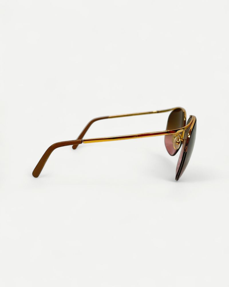 Gold Aviator Sunglasses