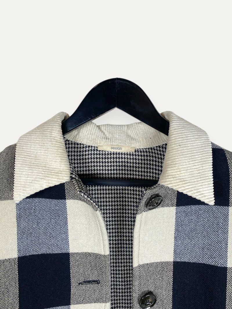 Serpicoq Worker Jacket Black & White Checkered