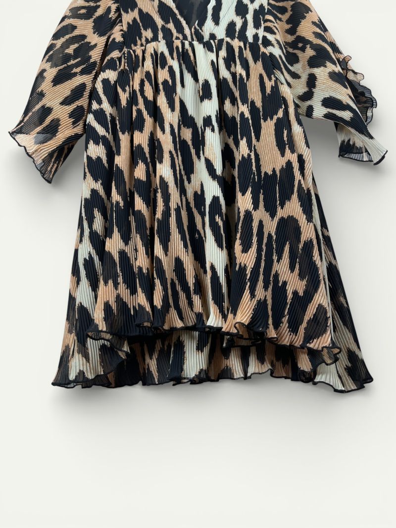 Ganni Animal Print Dress