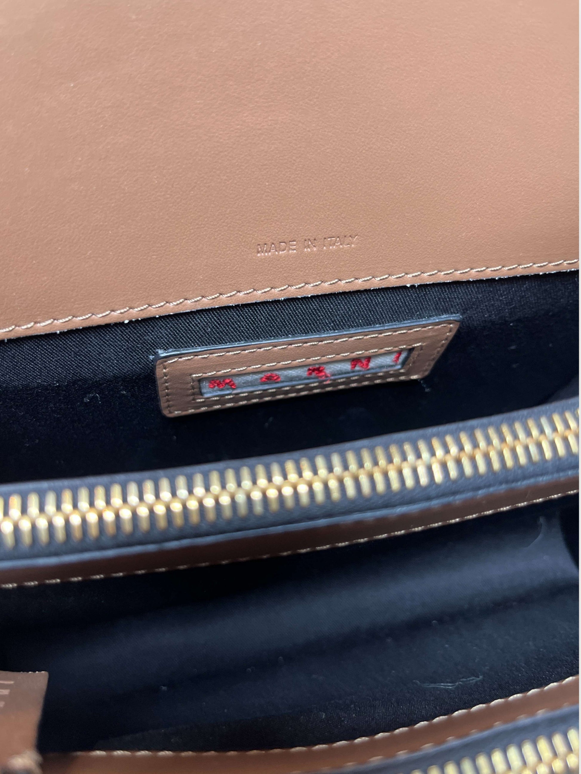 Brown Medium Trunk Bag