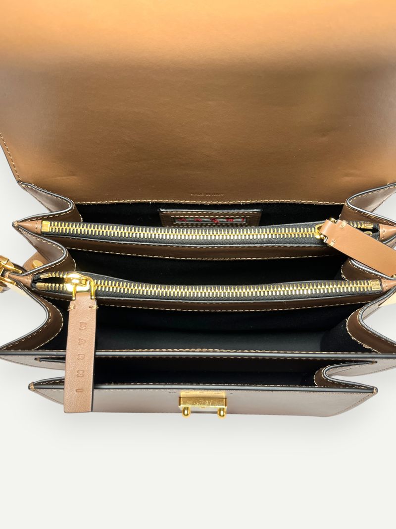 Brown Medium Trunk Bag