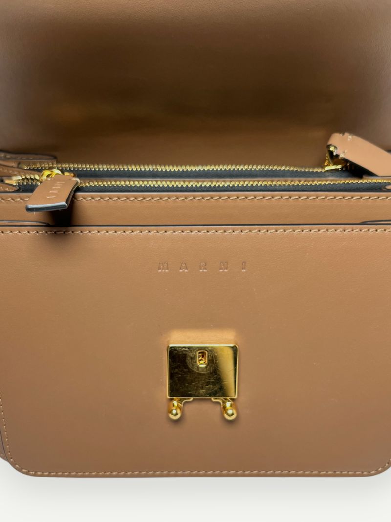 Brown Medium Trunk Bag