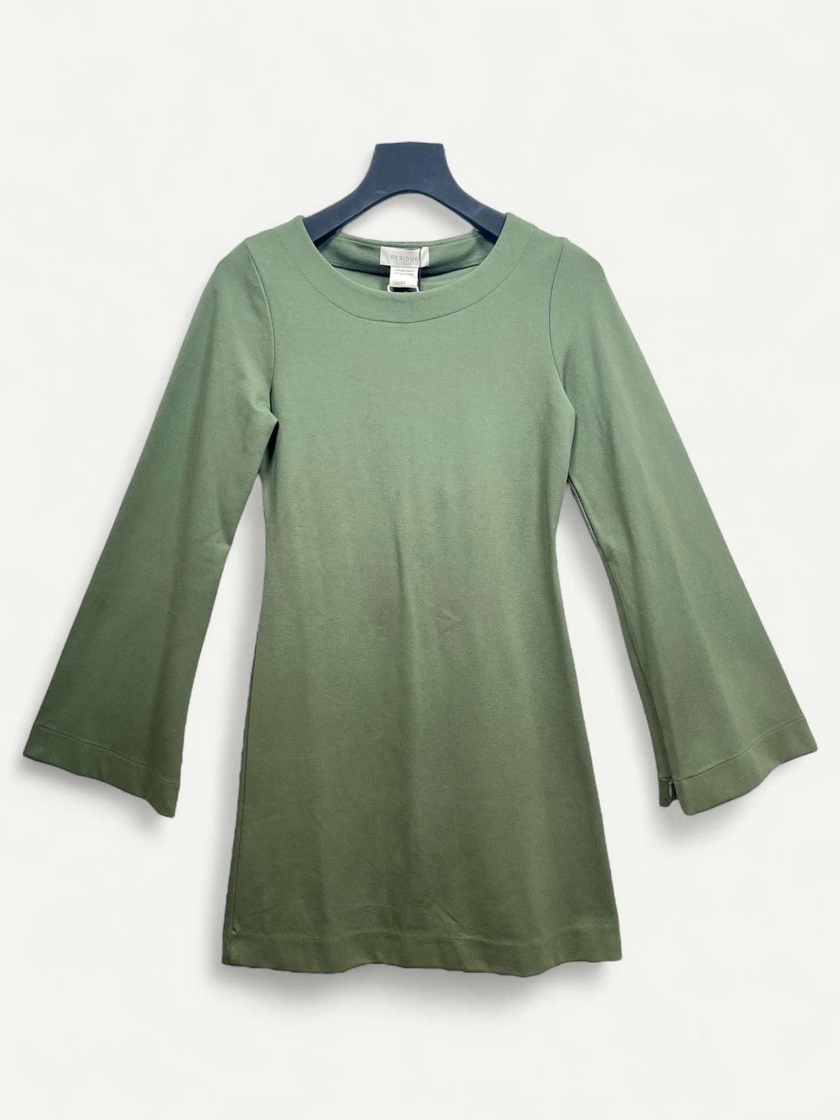 Army Green Knee Length Dress
