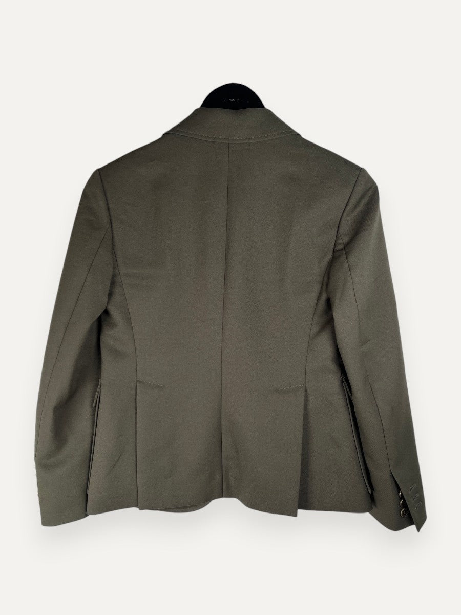 Army Green Single Breasted Blazer