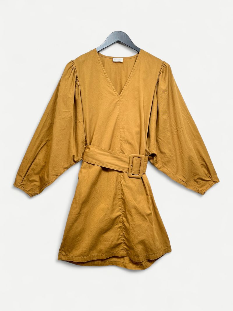 Caramel Knee Length Dress