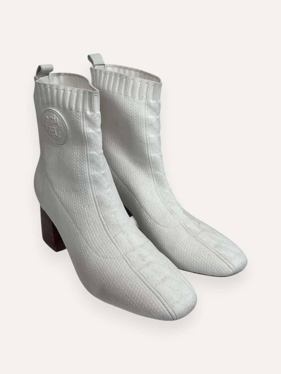 White Ankle Boot