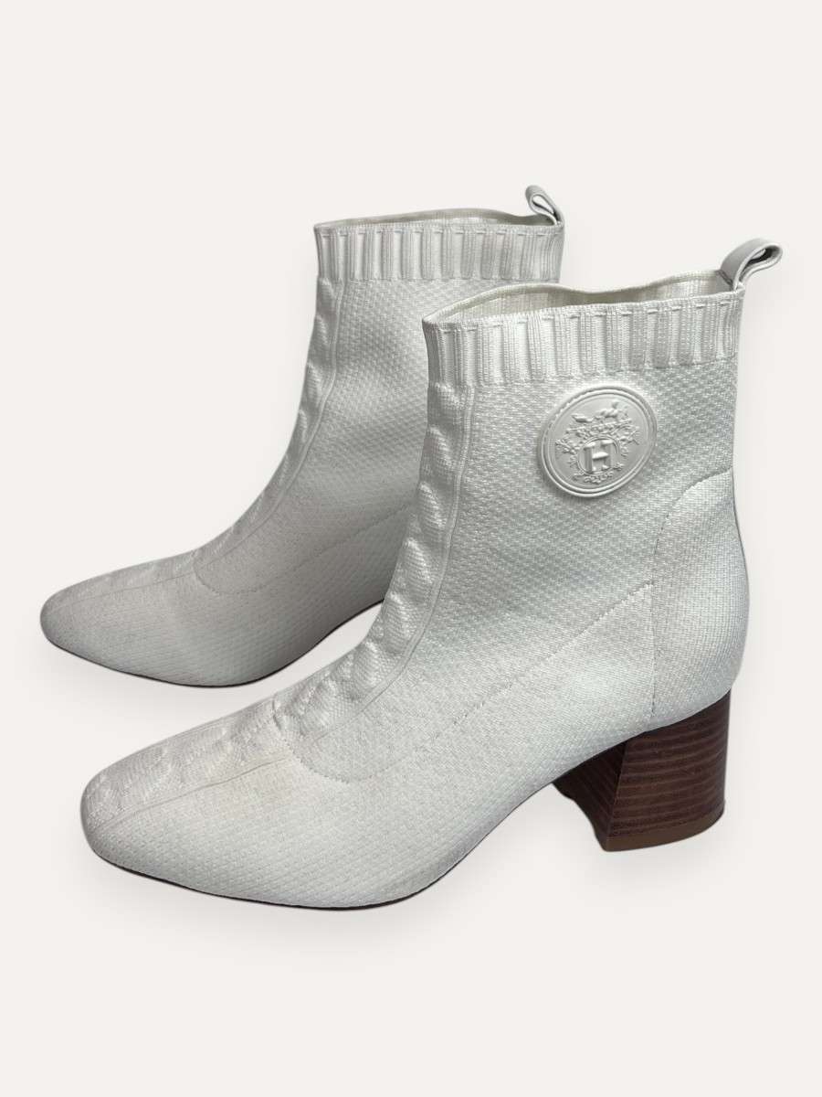 White Ankle Boot