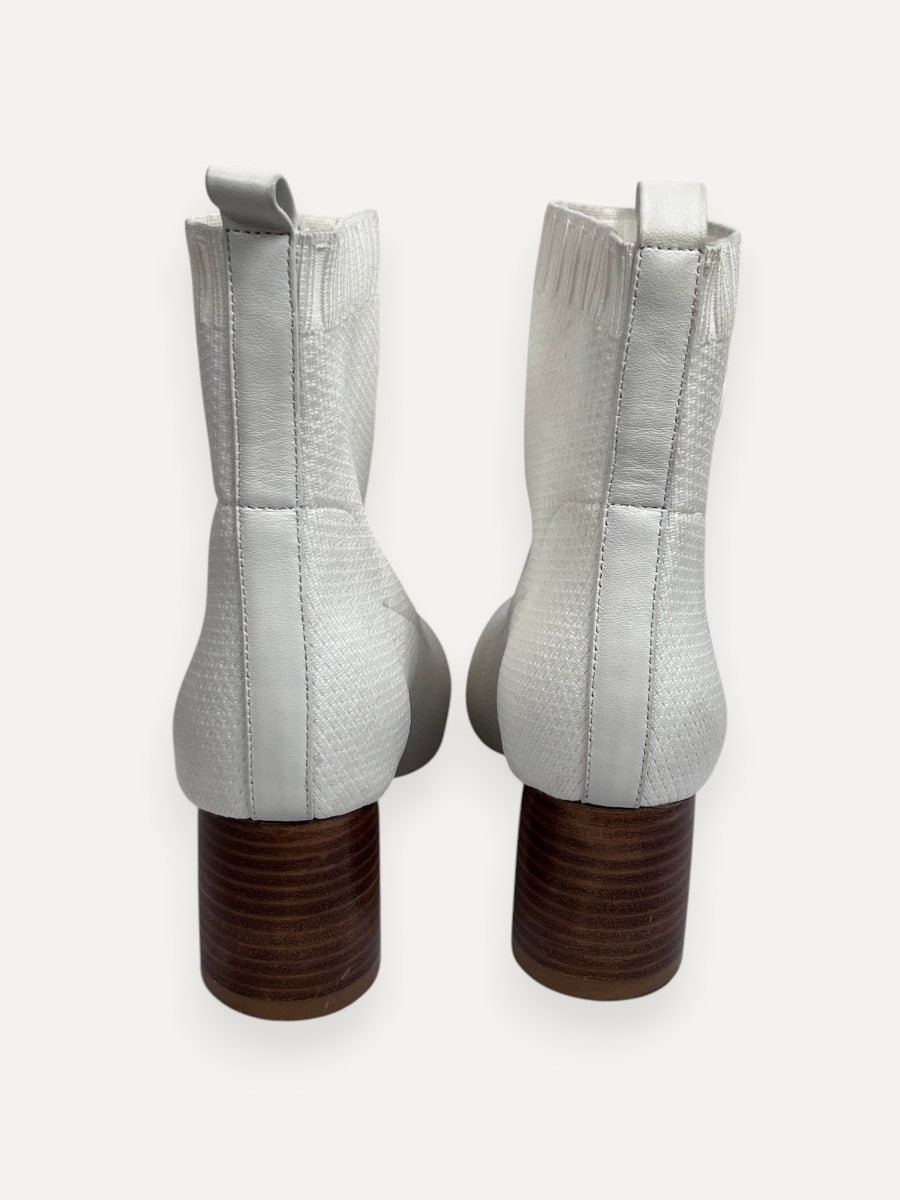 White Ankle Boot