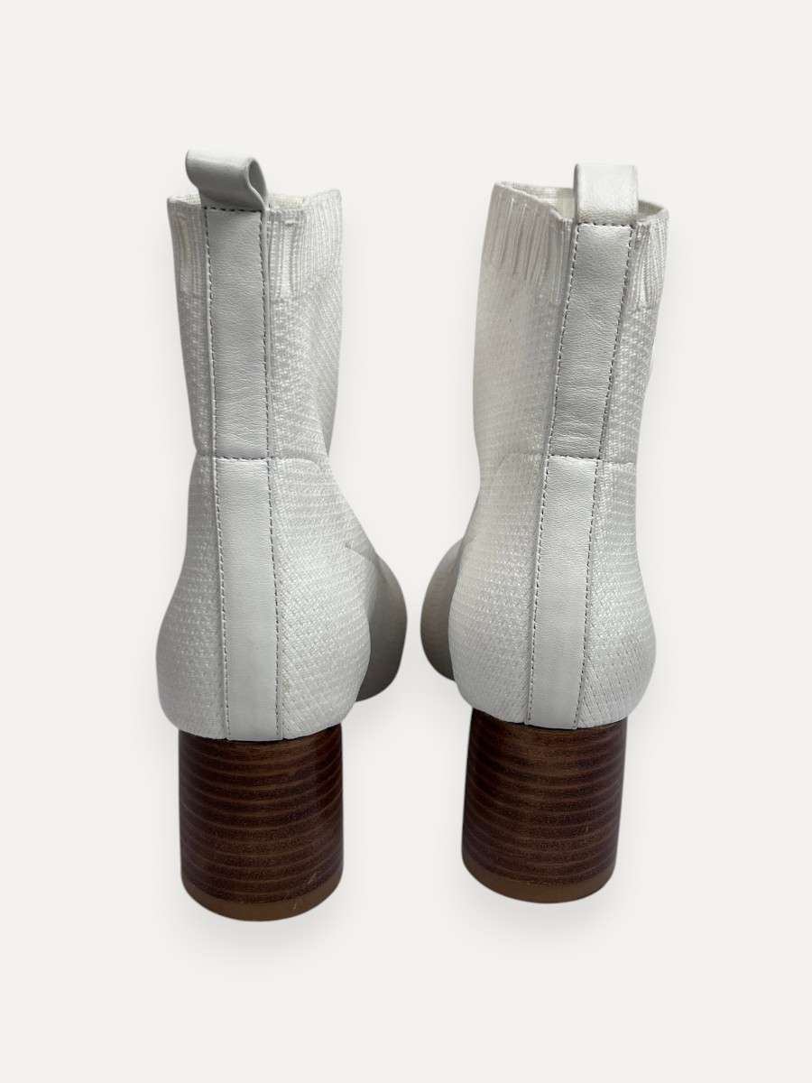 White Ankle Boot