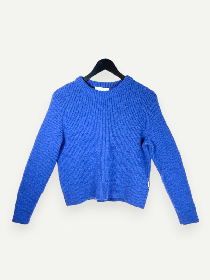 Blue Wool Knit