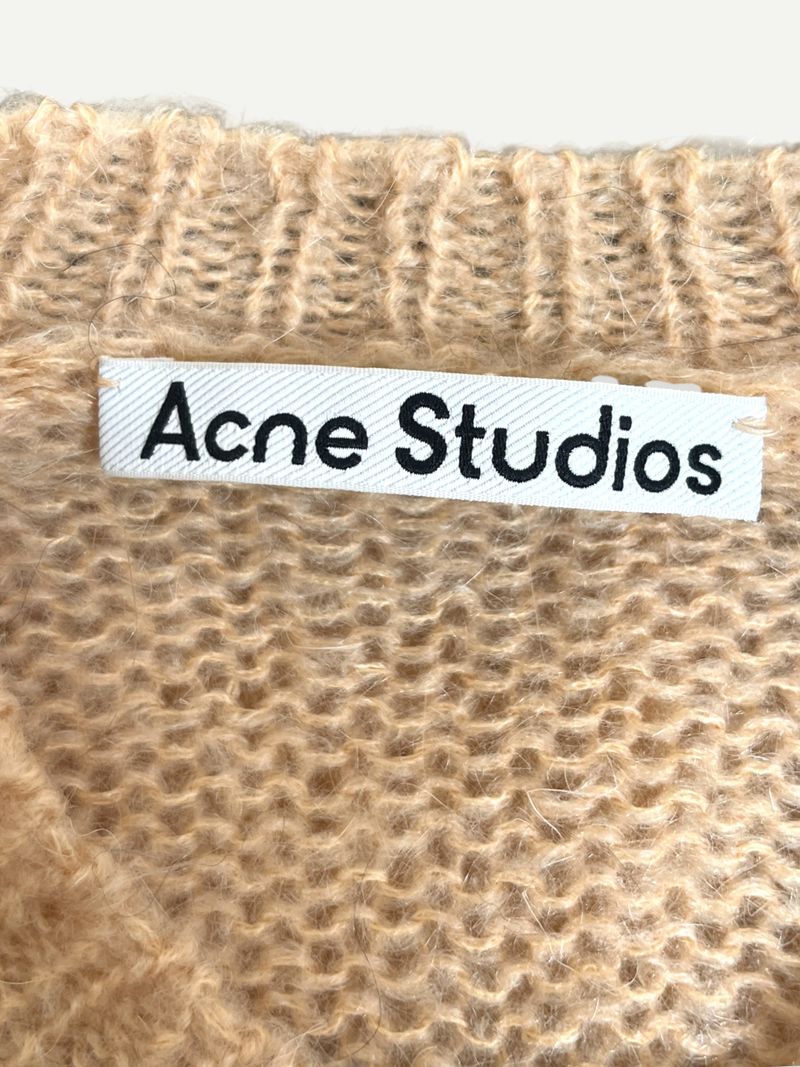 Black & Beige Striped Knit