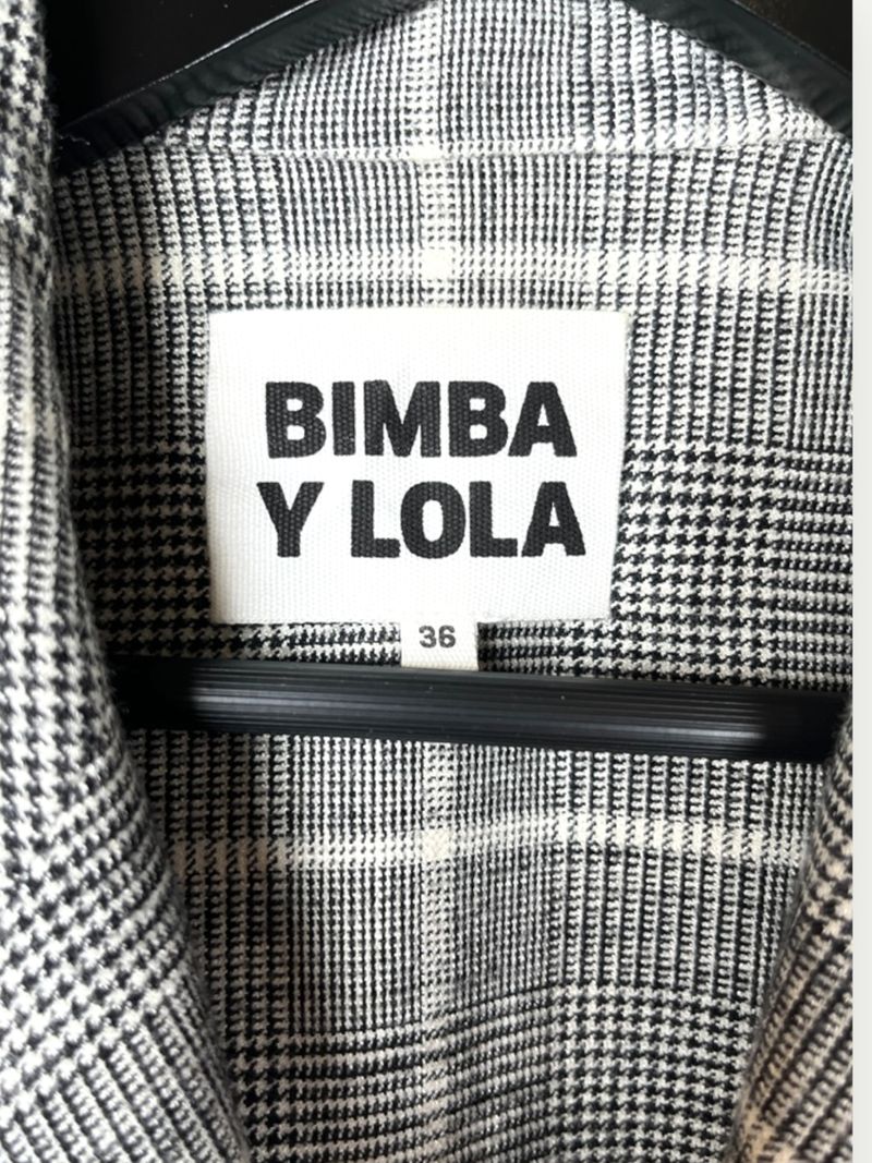 Grey Plaid Double Breasted Blazer