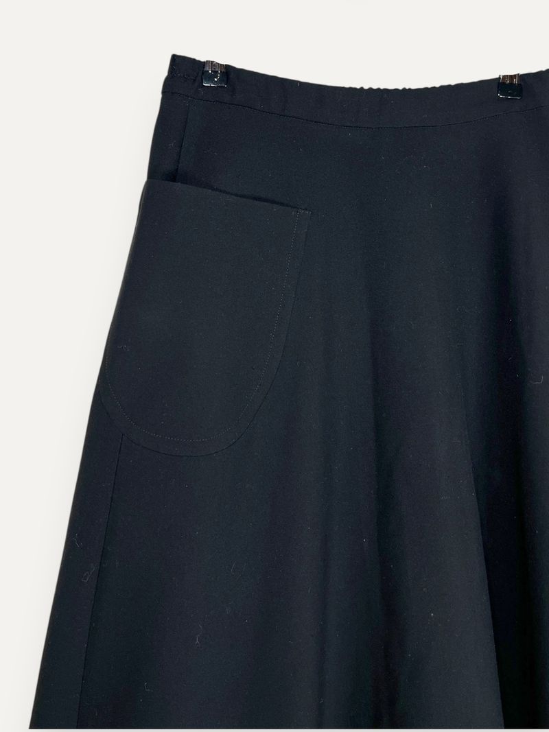 Black Midi Skirt
