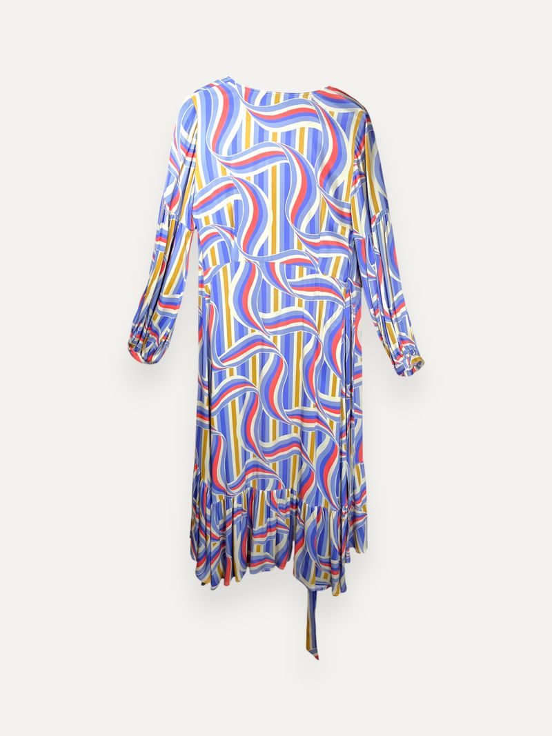 Multicolored Wrap Dress