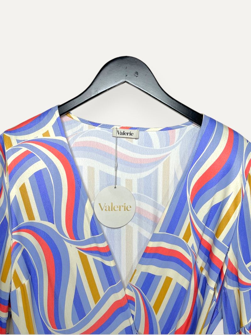 Multicolored Wrap Dress