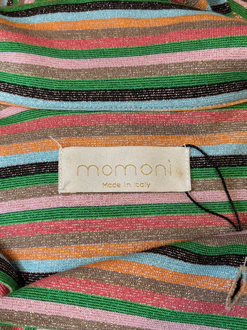 Flerfärgad skjortklänning