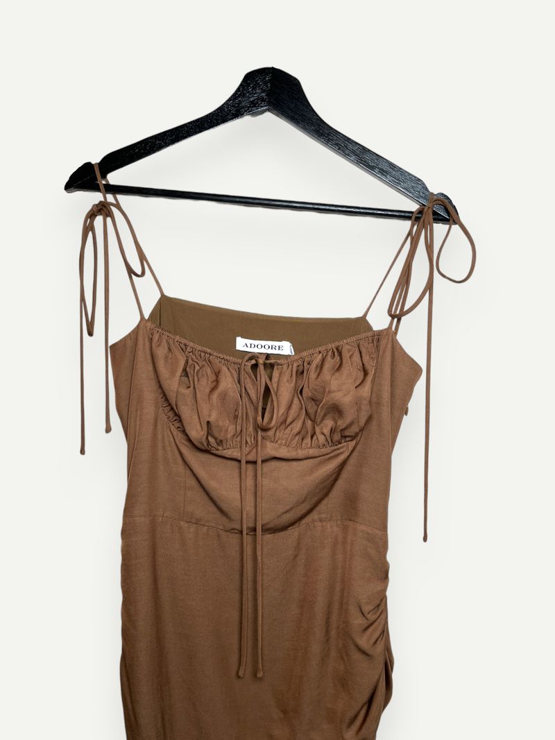 Brown Mini Dress