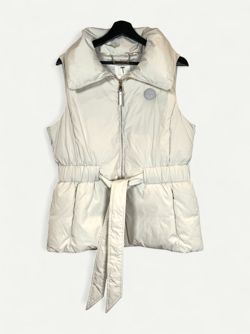Cream Puffer Vest