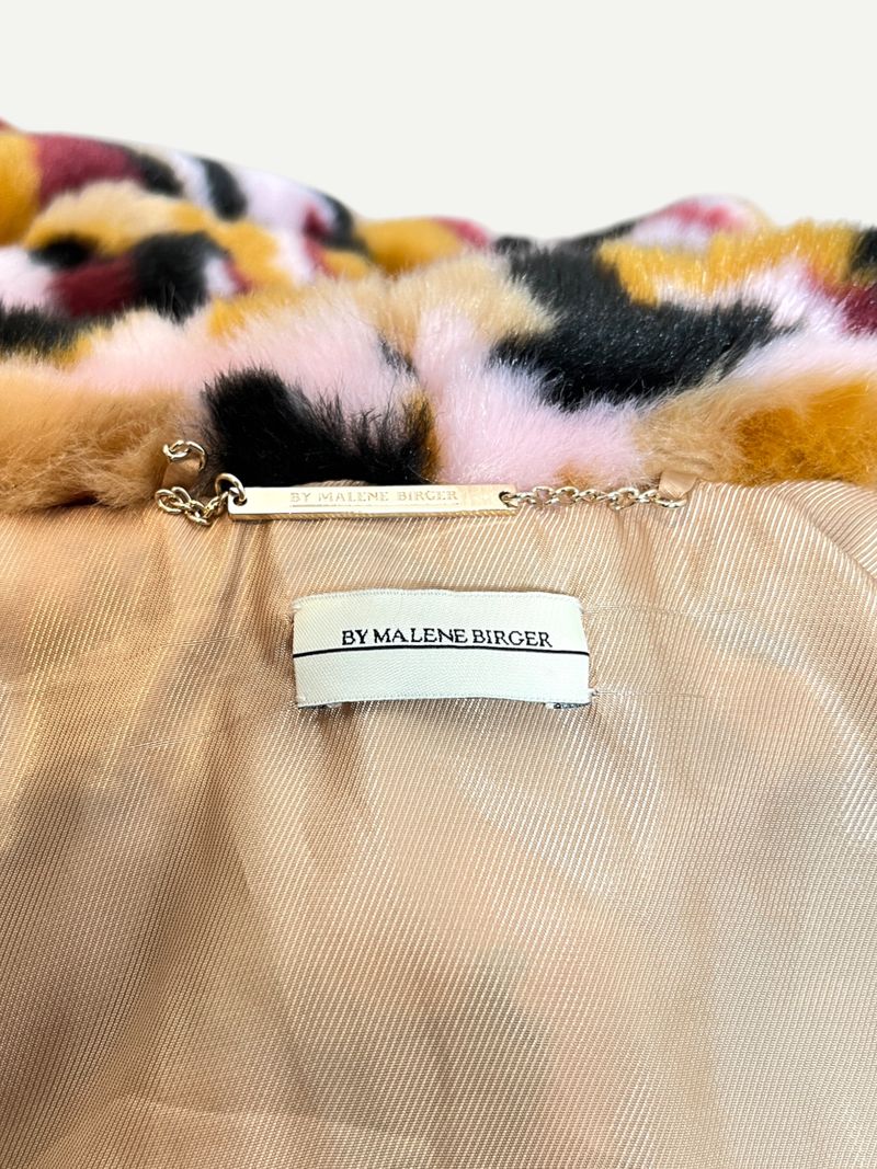 Multi-colored Faux Fur Jacket