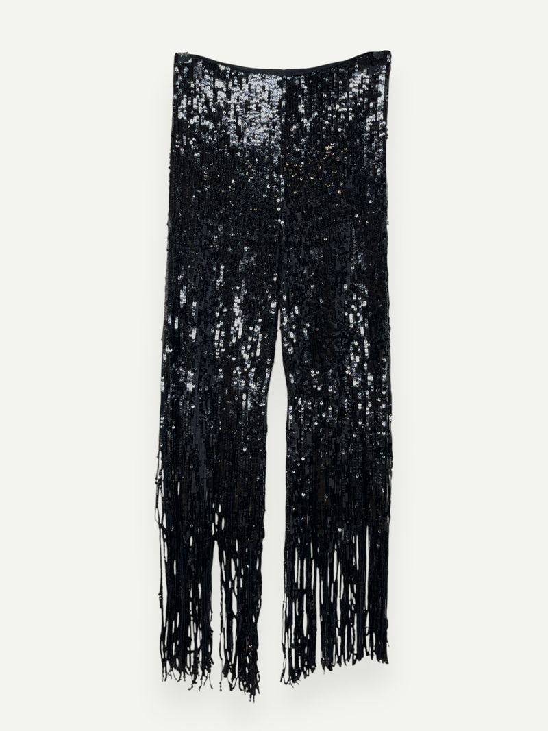 Black Sequin Pants