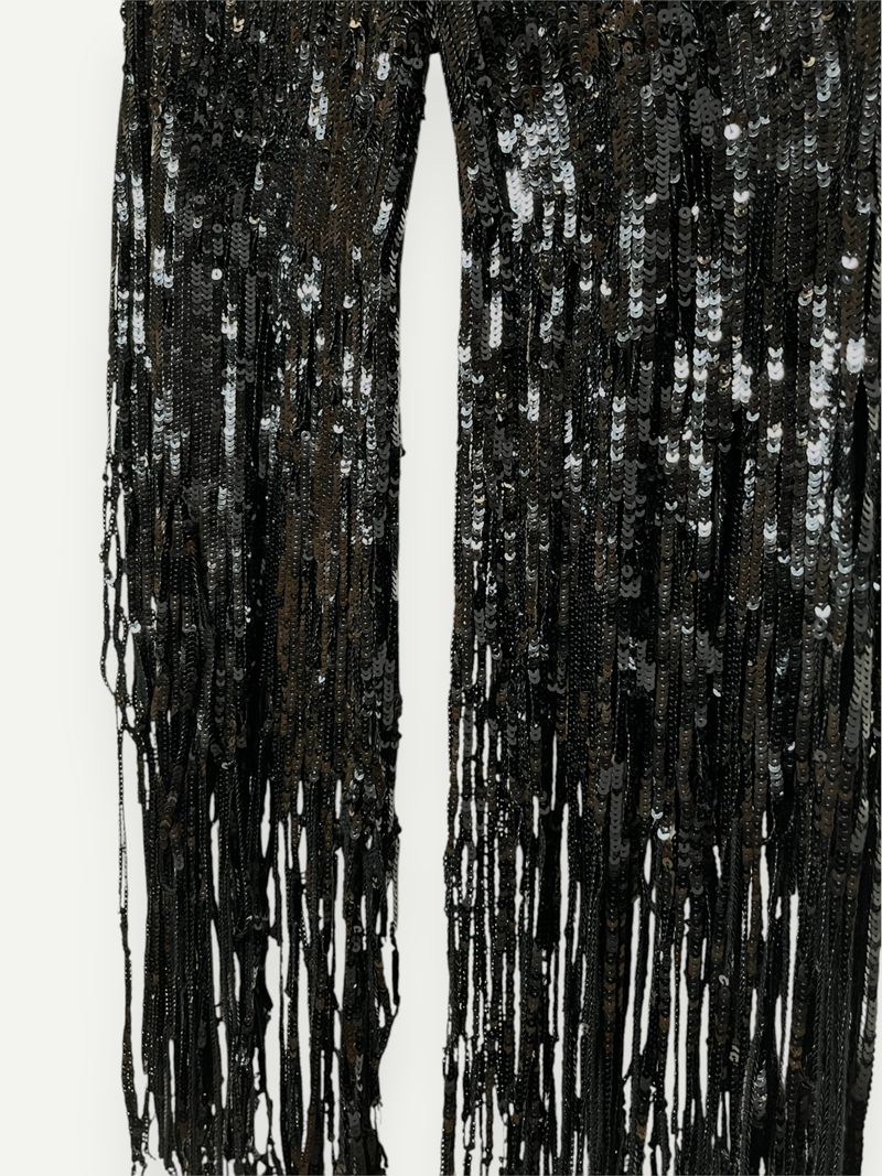 Black Sequin Pants