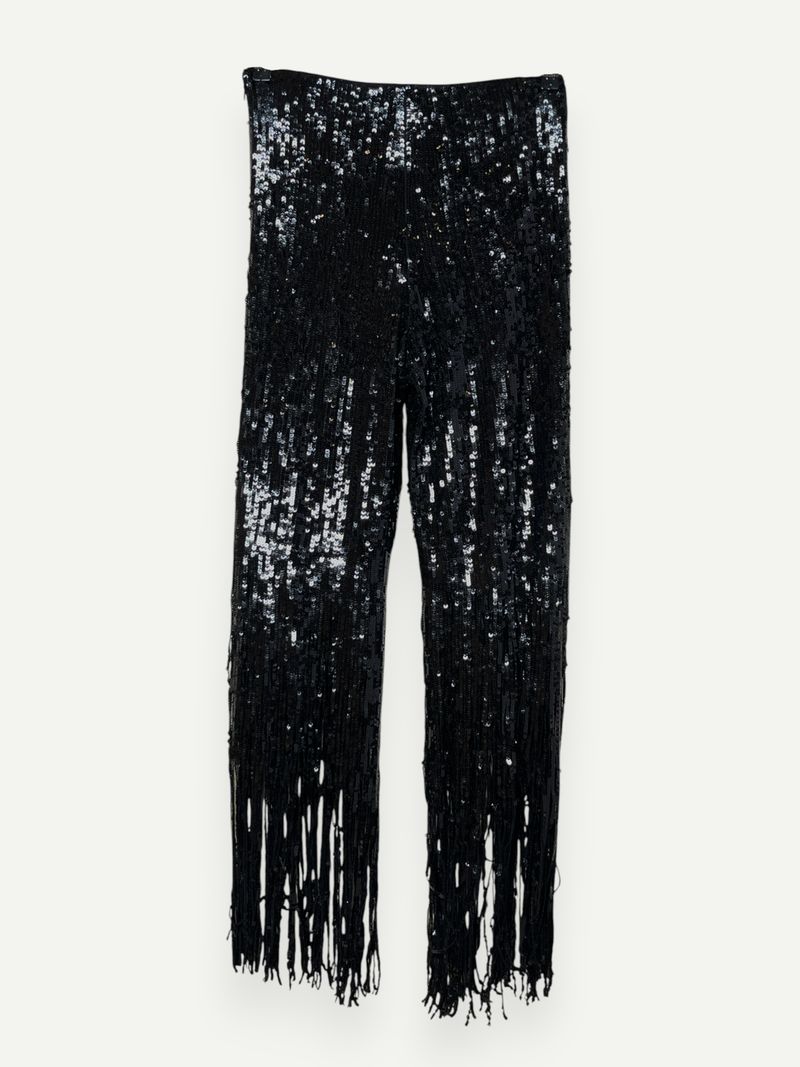 Black Sequin Pants