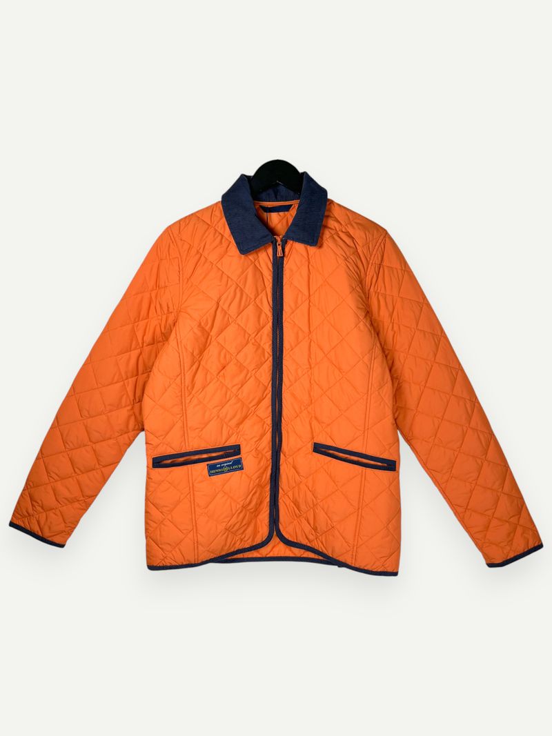 Orange Quilted Jacket