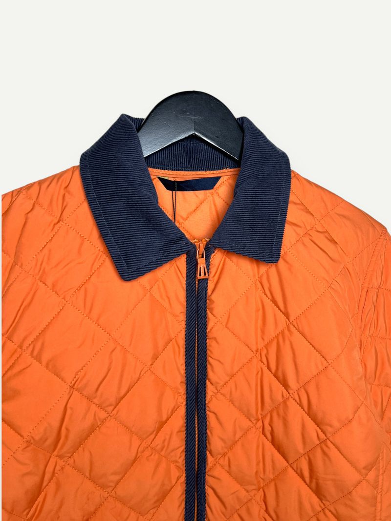 Orange Quilted Jacket