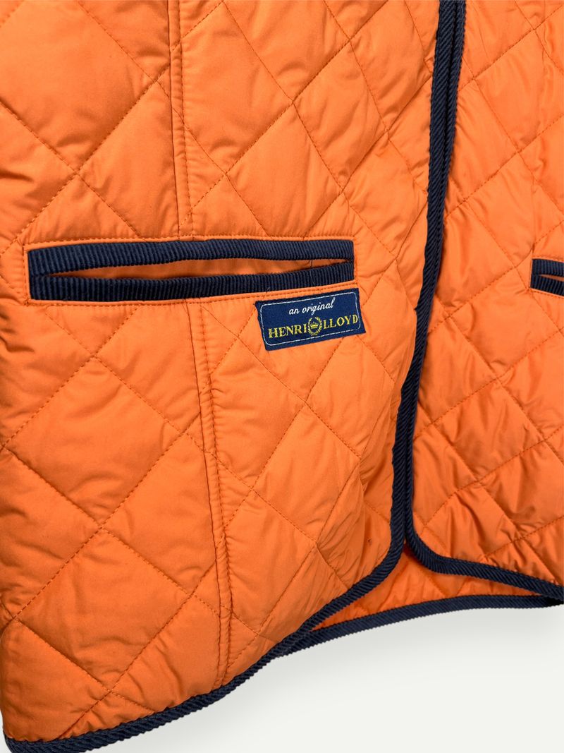 Orange Quilted Jacket